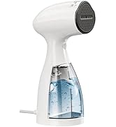 Handheld Garment Steamer, 1000W, 110V to 220V, 450ML Water Tank, 10 FT Cord, 35s Fast Heating, 30...