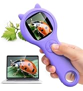 Microscope for Kids - Electronic Handheld Magnifying Glass for Children-STEM Outdoor Science Kit ...