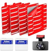 TZWXHDM Square Adhesive Double Sided Tape for Suction Cup Mount, 4Pcs 2.84" Heat Resistant Mounti...