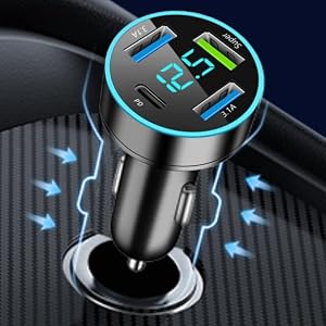 cargador para carro usb c car charger fast charging car charger usb car adapter car phone charger