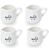 Creamer Pitcher with Handle,Ceramics Milk Creamer Container for Milk,Coffee,Sauce,Microwave Safe,...