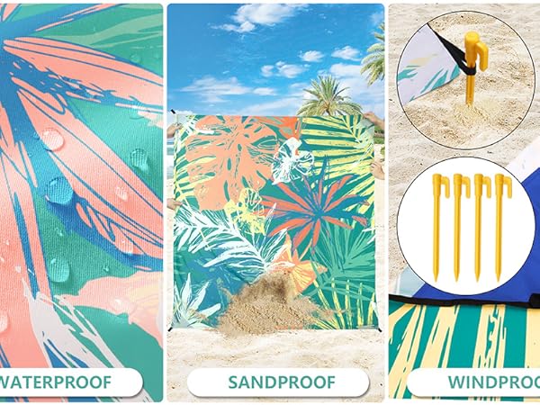 multifunctional beach mat