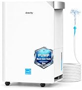 AEOCKY Dehumidifier with Pump Energy Star Most Efficient 2025 7000 Sq.Ft | Max 140 Pint/Day Dehum...
