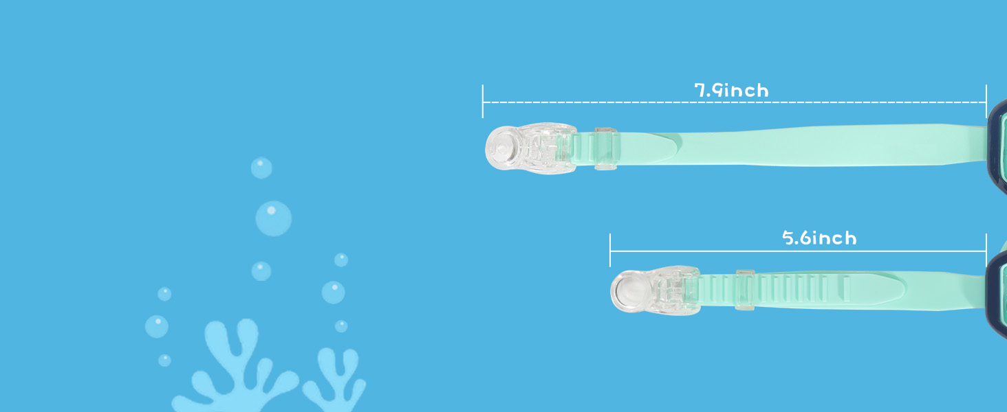 easily adjust swim goggles strap