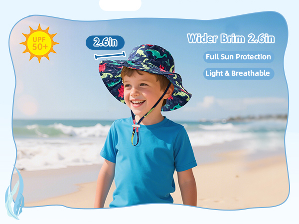 wider brim 2.6inch