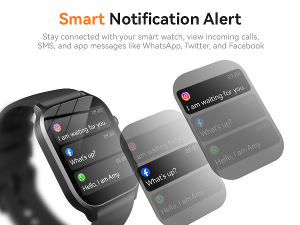 smart watch with message notification