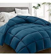 HYLEORY All Season Queen Size Bed Comforter - Cooling Down Alternative Quilted Duvet Insert with ...