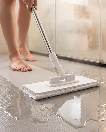 Snap Grip Mini Mop, Zero Touch Cloth Changing Mop with Automatic Push Pull Handle