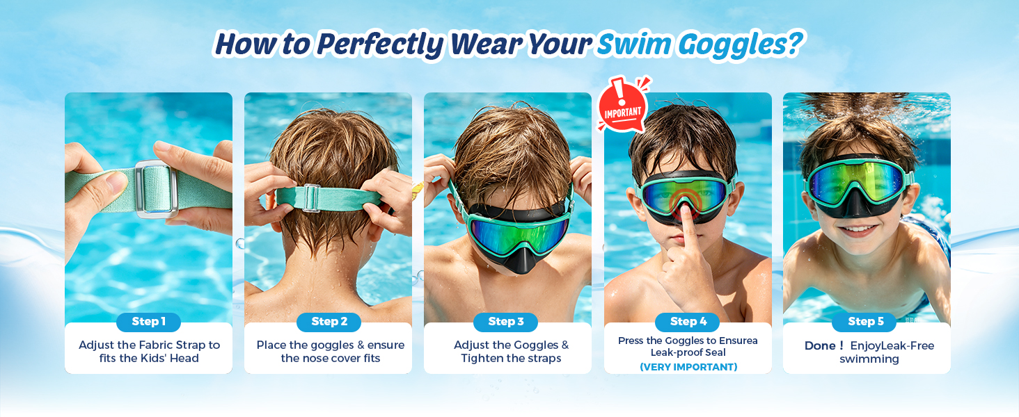 DK06 kids goggles with nose cover