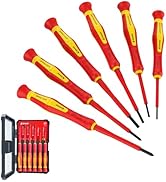 EZARC 1000V Insulated Electrician Screwdriver Set, Magnetic Tip Mini Electrician Screwdriver Set ...