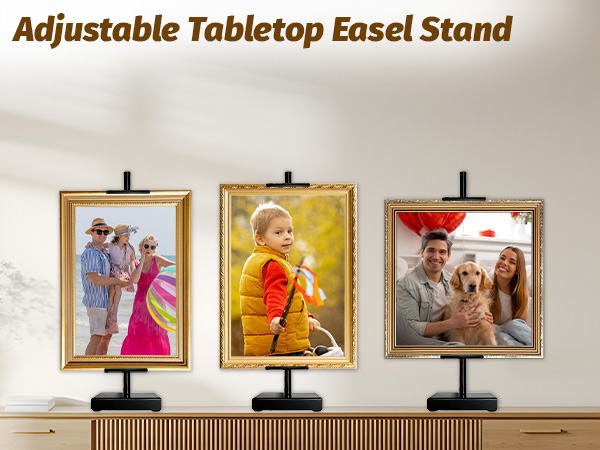adjustable tabletop easel stand for picture frames