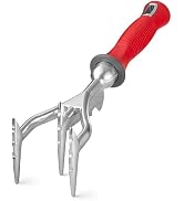 Garden Weasel Double-Sided Garden Cultivator/Tiller | Cultivate, Till, Break Up Soil | Planting a...