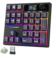 BOYI TD31Pro Mechanical Number Pad,Bluetooth5.0/2.4G/Type-C Wireless Numeric Keypad,RGB HotSwap N...