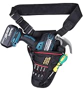 khanka Cordless Drill Holster, Portable Tools Shoulder Bag, with Adjustable Drill Shoulder Strap ...
