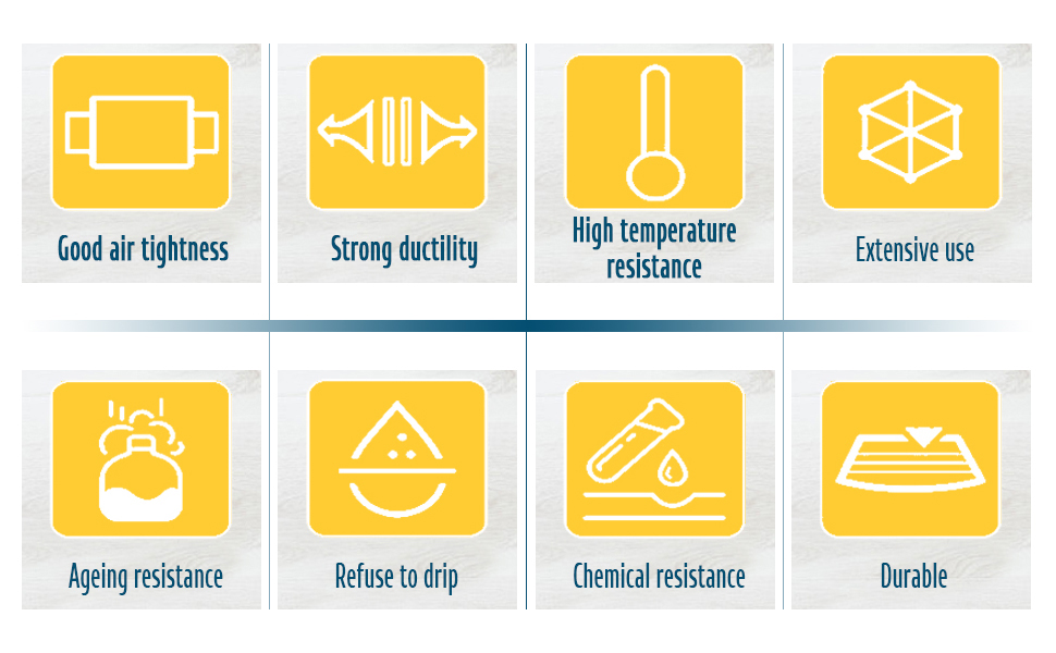 Teflon tape has a sealing function to prevent the leakage of water or gas.