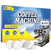 Coffee Maker Cleaner Descaler Tablets, 24 Counts Machine Cleaning Tabs, Compatible With Keurig, N...