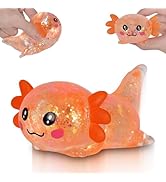Puffwize Axolotl Squishy Toy, Cute Slow Rising Fidget Toy for Stress Relief, Soft Squeeze Sensory...
