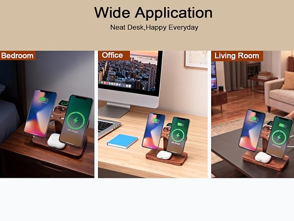 magsafe phone and watch charger station for iphone