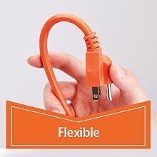 outdoor extension cord 50FT waterproof heavy duty 16/3 gauge outside extension cord indoor