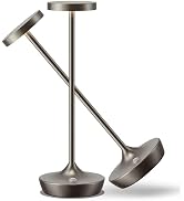 Willdoak Cordless Table Lamps Outdoor - Rechargeable 6000mAh Battery Operated Table Lights - LED ...