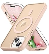 Vansdon for iPhone 15 Case, Compatible with MagSafe, Magnetic Translucent Matte Slim Protective C...