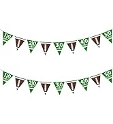 Football Party Decorations, Football Banner, 2 Pcs Football Party Banner, American Football Paper...