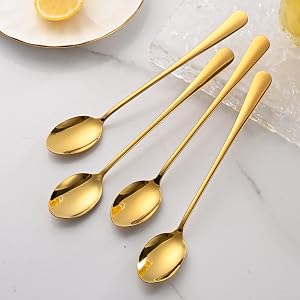 Round Handle Iced Tea Spoons
