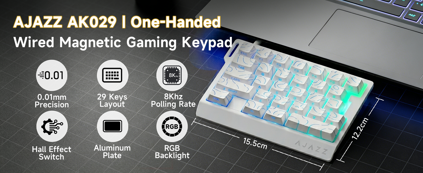 Magnetic Gaming Keypad