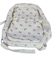AUIVTY Kids Backpack Girls Boys Ages 3-8 Bow Backpack Kindergarten 15 Inch Children Bookbag with ...