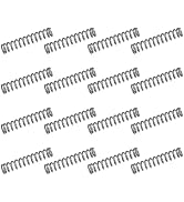 uxcell 50Pcs 304 Stainless Steel Compression Springs, 0.5mm x 4mm x 20mm Small & Tiny Pen Spring ...