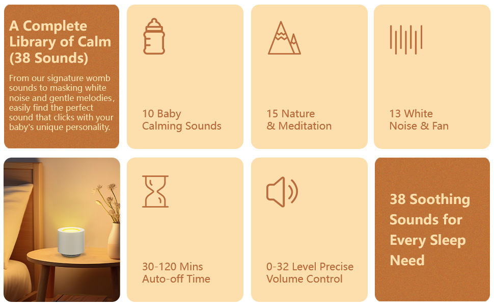 38 Soothing Sounds