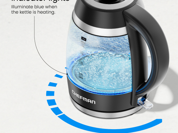 Boils 0.5 liters in 3 minutes