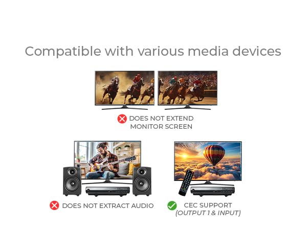 HDMI splitter 4K 30Hz