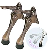 One Touch Kickdown Door Stopper, Door Holder, Heavy Duty Door Stops, Bottom of Door, Height-Adjus...