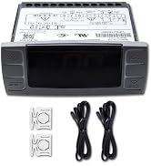 for Dixell XR06CX-4N1F1 Temperature Controller, Fit for 120V 50-60hz Commercial Refrigerators/Fre...