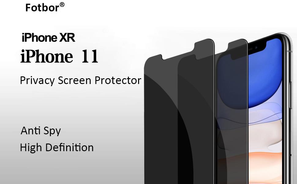 iPhone 11 screen protector iPhone XR screen protector privacy