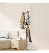 BeBecome Coat Rack, Telescopic Free-Standing Clothes rack for Hanging Clothes, 70" - 125" Adjusta...