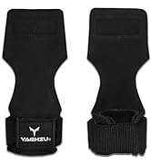 YAGHZU Weight Lifting Grips with Wrist Straps, Non Slip Lifting Straps for Weightlifting, Deadlif...