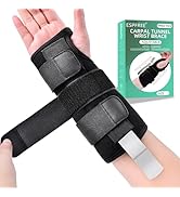 Carpal Tunnel Wrist Brace for Pain Relief - Adjustable Support for Tendonitis, Arthritis, Sprains...