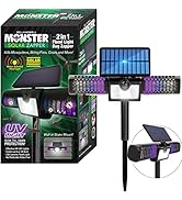 Monster Solar Bug Zapper 2in1 Solar Flood Light Solar Bug Zapper Electric Mosquito Zappers 1200V ...