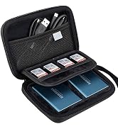 Samsung T5 Case, Lacdo 2-in-1 Hard Travel Case for Samsung T5 T3 Portable SSD 250GB 500GB 1TB 2TB...