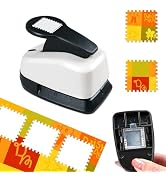 Stamp Punch, Postage Stamp Puncher, 1x1 inch Stamps Hole Punches, Square Punches for Paper Crafts...