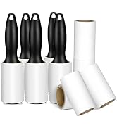 600 Sheets Extra Sticky Lint Roller Mega Value Set - Pet Lint Remover for Clothes, Furniture, Car...