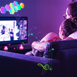 hexagon led lights