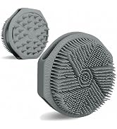 Silicone Body Scrubber, Dual-Sided Silicone Loofah for Shower, Exfoliating Body Brush Buffer Scru...