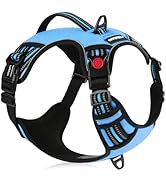 rabbitgoo Dog Harness Medium Sized, No Pull Pet Harness with Soft Padded Handle, Adjustable Refle...