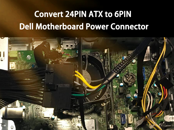 24 pin to 6 pin Dell adapter