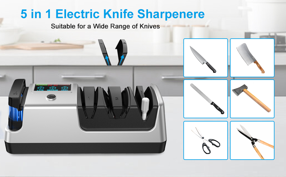 5 in 1 Electric Knife Sharpener