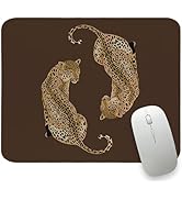 Brown CheetahMouse Pad, Retro Cheetah Leopard Print Mouse Pad, Computer Office Supplies for Desk ...