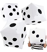 3 Pack 13 Inch Jumbo Inflatable Dice,Fun Giant Large Inflatable Dice for Indoor Outdoor Board Gam...